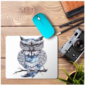 Art Hediye Baykuş Owl 2 Baskılı 23x19 cm Mouse Pad