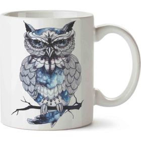 Art Hediye Baykuş Owl 2 Baskılı Kupa Bardak