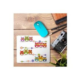 Art Hediye Baykuşlar Baskılı 23x19 cm Mouse Pad