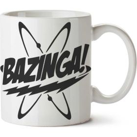 Art Hediye Bazinga Bazinga İki Tarafı Baskılı Kupa Bardak