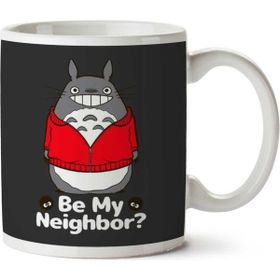 Art Hediye Be My Neighbor Totoro Studio Ghibli Men's T-Shirt Iki Tarafı Baskılı Kupa Bardak