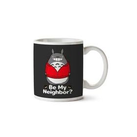 Art Hediye Be My Neighbor Totoro Studio Ghibli Men's T-Shirt Iki Tarafı Baskılı Kupa Bardak