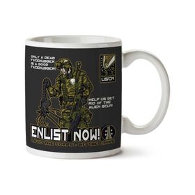 Art Hediye Be The Corps Aliens 02 İki Tarafı Baskılı Kupa Bardak