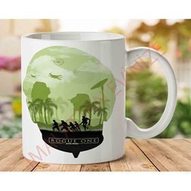 Art Hediye Beach Star Wars İki Tarafı Baskılı Kupa Bardak