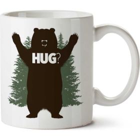 Art Hediye Bear Hug Baskılı Kupa
