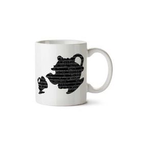 Art Hediye Beauty And The Beast Mrs Potts Chip Musical Silhouette Baskılı Kupa