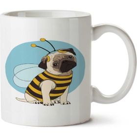 Art Hediye Bee-Dog Arı Köpek Baskılı Kupa