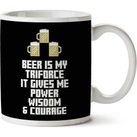Art Hediye Beer Is My Triforce Legend Of Zelda Iki Tarafı Baskılı Kupa Bardak