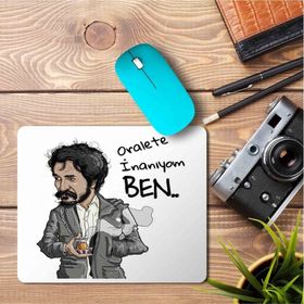 Art Hediye Behzat Ç Hayalet Oralete İnanıyom Ben Baskılı 23x19 cm Mouse Pad