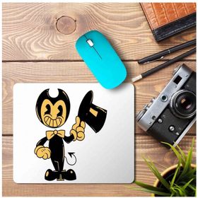 Art Hediye Bendy Sihirbaz Baskılı 23x19 cm Mouse Pad