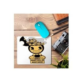 Art Hediye Bendy Will Be Right Back Baskılı 23x19 cm Mouse Pad