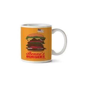Art Hediye Benny's Burgeri İki Tarafı Baskılı Kupa Bardak