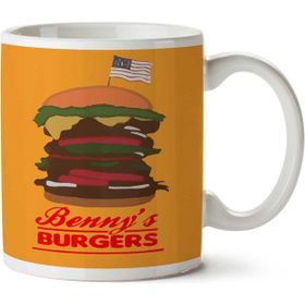 Art Hediye Benny's Burgeri İki Tarafı Baskılı Kupa Bardak