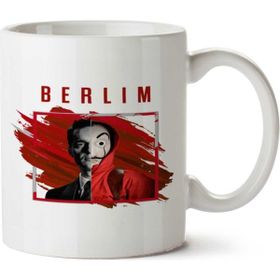Art Hediye Berlim ( Pedro Alonso ) La Casa De Papel Baskılı Kupa
