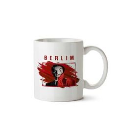 Art Hediye Berlim ( Pedro Alonso ) La Casa De Papel Baskılı Kupa