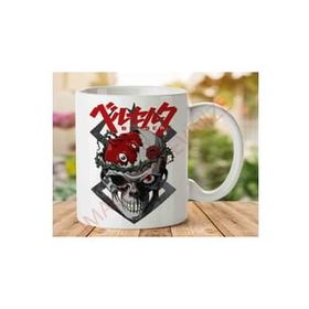 Art Hediye Berserk Skull Kuru Kafa İki Tarafı Baskılı Kupa Bardak