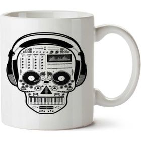 Art Hediye Best Of Musıc Skull Kurukafa Baskılı Kupa