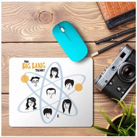 Art Hediye Big Bang Teori Baskılı 23x19 cm Mouse Pad