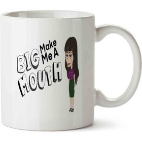 Art Hediye Big Mouth Make Me A İki Tarafı Baskılı Kupa Bardak