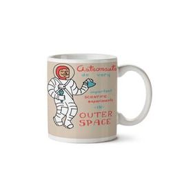 Art Hediye Bilimsel Astronot Iki Tarafı Baskılı Kupa Bardak