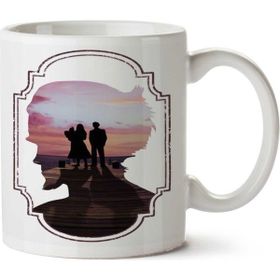 Art Hediye Bir Sen Bir Ben Bir De Bebek İki Tarafı Baskılı Kupa Bardak