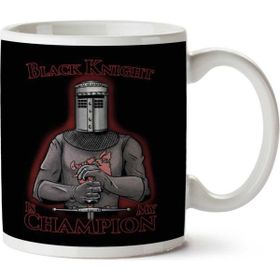 Art Hediye Black Knight Is My Champion Monty Python Holy Grail Iki Tarafı Baskılı Kupa Bardak