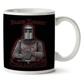 Art Hediye Black Knight Is My Champion Monty Python Holy Grail Iki Tarafı Baskılı Kupa Bardak
