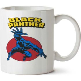 Art Hediye Black Panter Renkli 02 İki Tarafı Baskılı Kupa Bardak