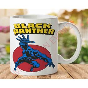 Art Hediye Black Panter Renkli İki Tarafı Baskılı Kupa Bardak
