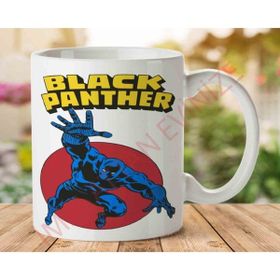 Art Hediye Black Panter Renkli İki Tarafı Baskılı Kupa Bardak