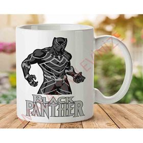 Art Hediye Black Panter Tasarım İki Tarafı Baskılı Kupa Bardak