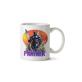 Art Hediye Black Panter Wakanda İki Tarafı Baskılı Kupa Bardak