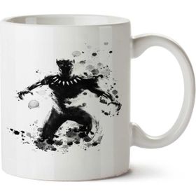 Art Hediye Black Panther Boya 02 İki Tarafı Baskılı Kupa Bardak