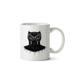 Art Hediye Black Panther Maske Baskılı Kupa