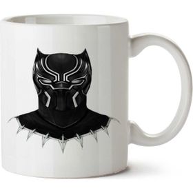 Art Hediye Black Panther Maske Baskılı Kupa