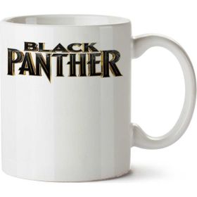 Art Hediye Black Panther Yazı Baskılı Kupa