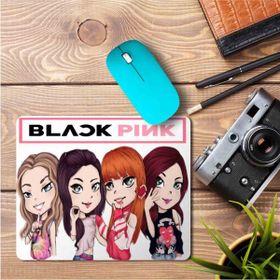 Art Hediye Black Pink 4 23x19 cm Mouse Pad