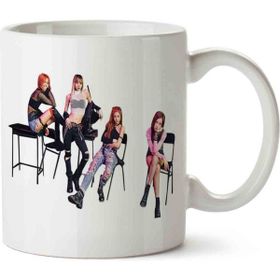 Art Hediye Black Pink 4 İki Tarafı Baskılı Kupa Bardak