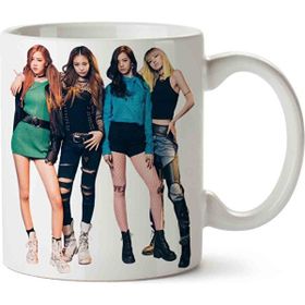 Art Hediye Black Pink 5 İki Tarafı Baskılı Kupa Bardak