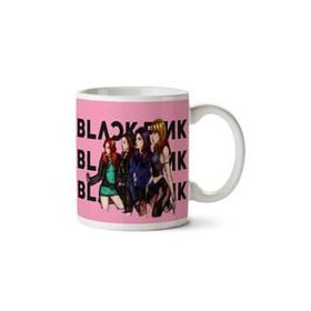 Art Hediye Black Pink Blackpink Üç Yazılı Iki Tarafı Baskılı Kupa Bardak