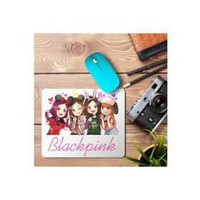 Art Hediye Black Pink Kpop Baskılı 23x19 cm Mouse Pad