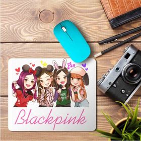 Art Hediye Black Pink Kpop Baskılı 23x19 cm Mouse Pad