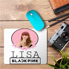 Art Hediye Black Pink Lisa Baskılı 23x19 cm Mouse Pad
