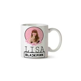 Art Hediye Black Pink Lisa İki Tarafı Baskılı Kupa Bardak