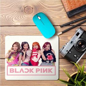 Art Hediye Black Pink Logo Blackpink 2 Baskılı 23x19 cm Mouse Pad
