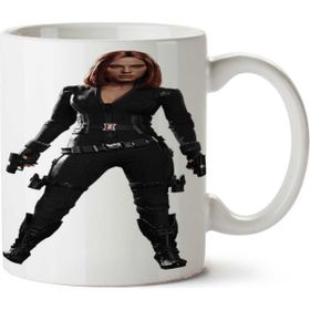 Art Hediye Black Widow Standing Iki Tarafı Baskılı Kupa