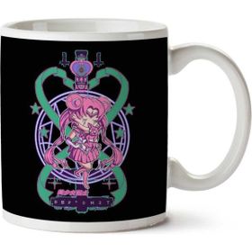 Art Hediye Blackened Sailor Moon Baphomet Iki Tarafı Baskılı Kupa Bardak