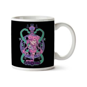 Art Hediye Blackened Sailor Moon Baphomet Iki Tarafı Baskılı Kupa Bardak