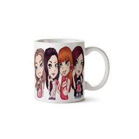 Art Hediye Blackpink Black Pink Dörtlü Karakterler İki Tarafı Baskılı Kupa Bardak