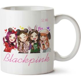Art Hediye Blackpink Black Pink Karakterler Iki Tarafı Baskılı Kupa